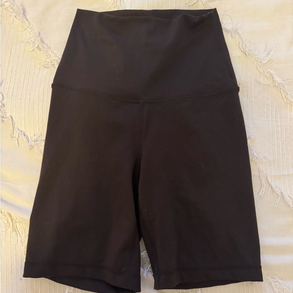 Brown Women's High-Waisted Shorts
